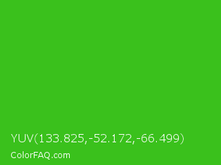 YUV 133.825,-52.172,-66.499 Color Image