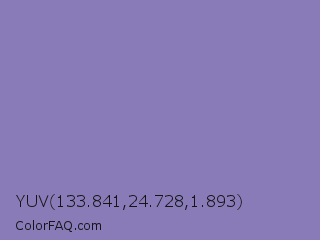 YUV 133.841,24.728,1.893 Color Image