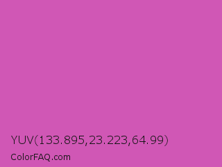 YUV 133.895,23.223,64.99 Color Image