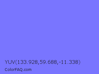 YUV 133.928,59.688,-11.338 Color Image