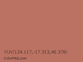 YUV 134.117,-17.313,46.378 Color Image