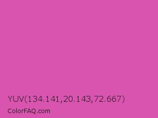 YUV 134.141,20.143,72.667 Color Image