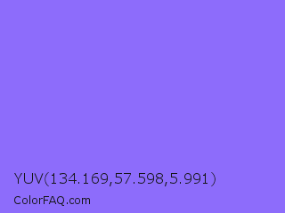 YUV 134.169,57.598,5.991 Color Image