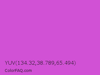 YUV 134.32,38.789,65.494 Color Image