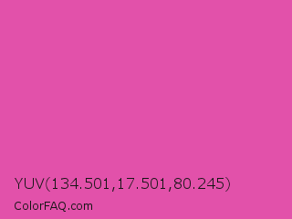 YUV 134.501,17.501,80.245 Color Image