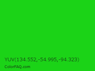 YUV 134.552,-54.995,-94.323 Color Image