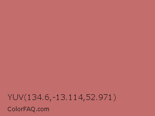 YUV 134.6,-13.114,52.971 Color Image