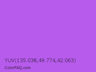 YUV 135.038,49.774,42.063 Color Image