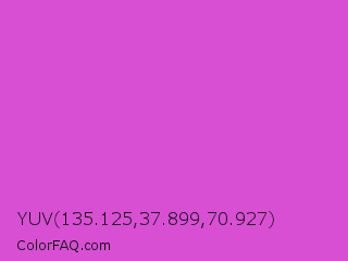 YUV 135.125,37.899,70.927 Color Image