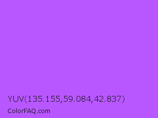 YUV 135.155,59.084,42.837 Color Image