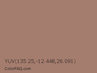 YUV 135.25,-12.448,26.091 Color Image