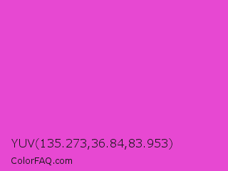 YUV 135.273,36.84,83.953 Color Image