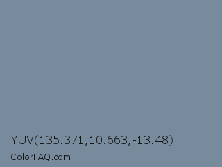 YUV 135.371,10.663,-13.48 Color Image