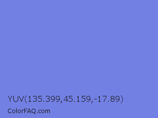 YUV 135.399,45.159,-17.89 Color Image