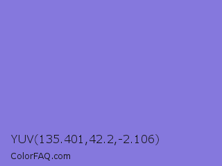 YUV 135.401,42.2,-2.106 Color Image