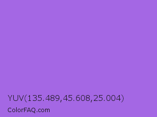 YUV 135.489,45.608,25.004 Color Image