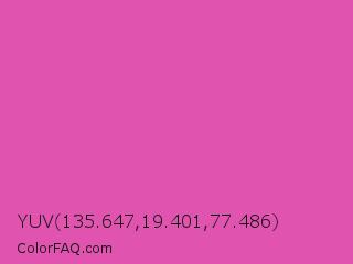 YUV 135.647,19.401,77.486 Color Image