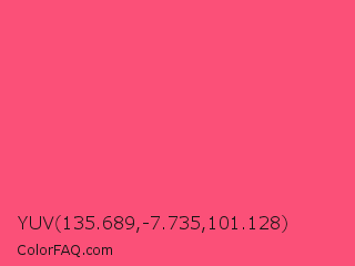 YUV 135.689,-7.735,101.128 Color Image