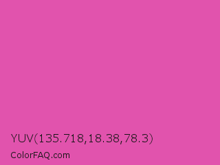 YUV 135.718,18.38,78.3 Color Image