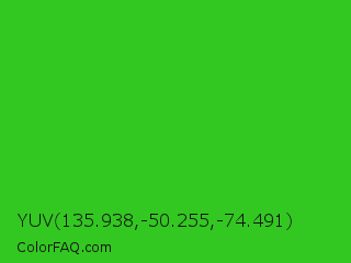 YUV 135.938,-50.255,-74.491 Color Image