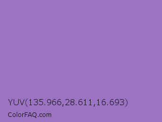 YUV 135.966,28.611,16.693 Color Image