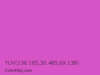 YUV 136.165,30.485,69.138 Color Image