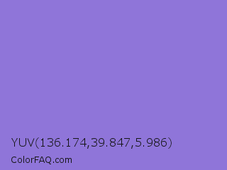 YUV 136.174,39.847,5.986 Color Image