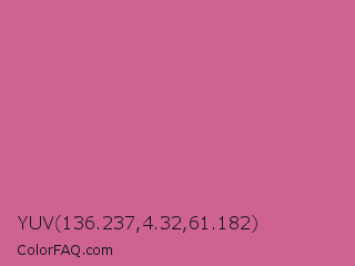 YUV 136.237,4.32,61.182 Color Image
