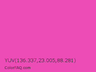 YUV 136.337,23.005,88.281 Color Image