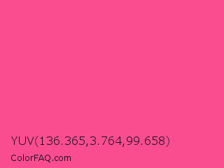 YUV 136.365,3.764,99.658 Color Image