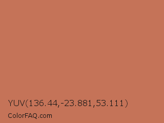 YUV 136.44,-23.881,53.111 Color Image