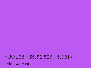 YUV 136.456,52.526,46.081 Color Image