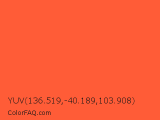 YUV 136.519,-40.189,103.908 Color Image
