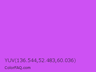 YUV 136.544,52.483,60.036 Color Image