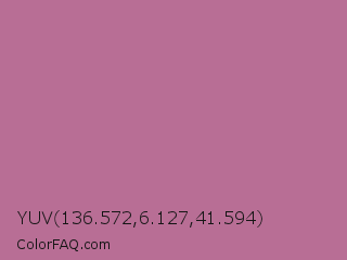 YUV 136.572,6.127,41.594 Color Image