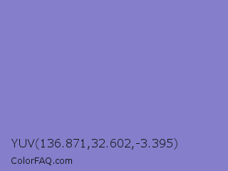 YUV 136.871,32.602,-3.395 Color Image