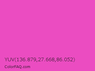 YUV 136.879,27.668,86.052 Color Image
