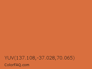 YUV 137.108,-37.028,70.065 Color Image