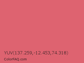 YUV 137.259,-12.453,74.318 Color Image