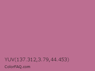 YUV 137.312,3.79,44.453 Color Image