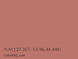 YUV 137.317,-13.96,44.449 Color Image