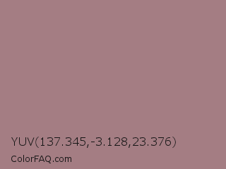 YUV 137.345,-3.128,23.376 Color Image