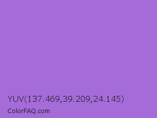 YUV 137.469,39.209,24.145 Color Image