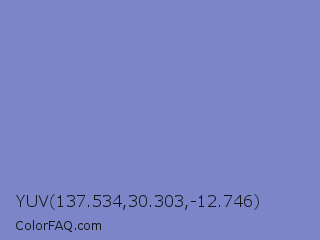YUV 137.534,30.303,-12.746 Color Image