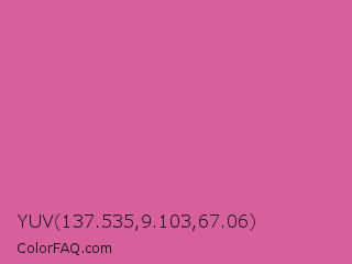YUV 137.535,9.103,67.06 Color Image