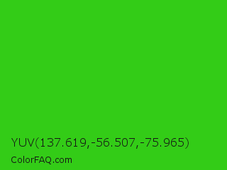 YUV 137.619,-56.507,-75.965 Color Image