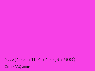 YUV 137.641,45.533,95.908 Color Image