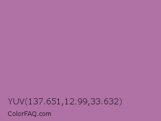 YUV 137.651,12.99,33.632 Color Image