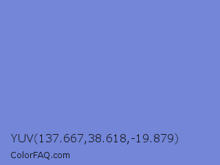 YUV 137.667,38.618,-19.879 Color Image