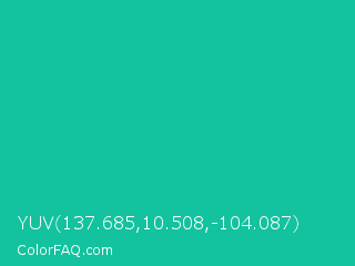 YUV 137.685,10.508,-104.087 Color Image